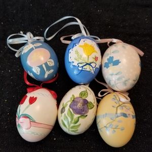 Real Eggs Hand Painted Easter Ornament